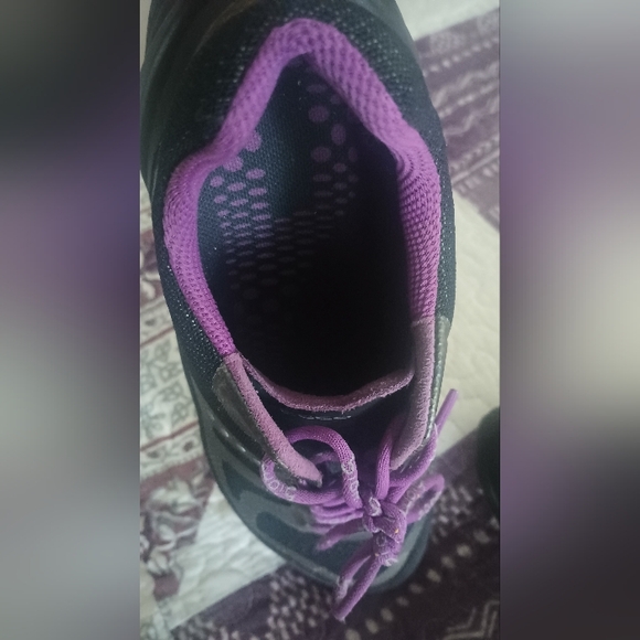 Ecco Biom Women's Sneakers Size US 9 EU 40 Black Purple Athletic Casual Shoes - Picture 6 of 12